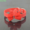 New Arrival Fashion Pu Leather Small Dog Collar