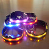 Nylon LED Dog Collar for Night Safety and Anti-lost Flashing light
