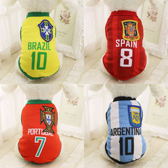 Football Jersey Dog Clothes For Small Medium Large Dogs
