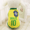 Football Jersey Dog Clothes For Small Medium Large Dogs