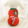 Football Jersey Dog Clothes For Small Medium Large Dogs