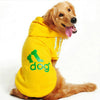 Big Dog Clothes for  Golden Retriever Dogs Large Size Winter Dogs coat Hoodie Apparel