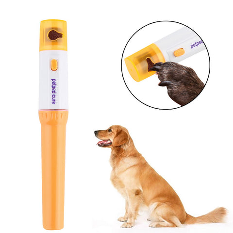 Pet Dog Cat Nail Grooming Grinder Trimmer Clipper Electric Nail Kit