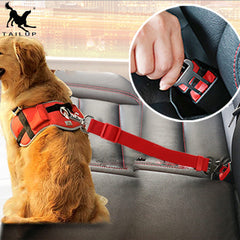 [TAILUP] Dog car seat belt safety protector travel pets accessories