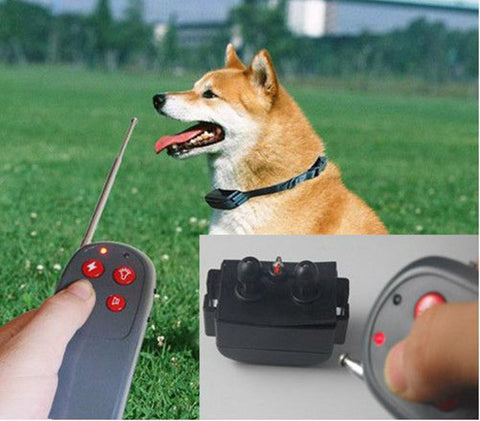 Multi-function Dog Trainer 4 in 1 Pet Control Stop Bark Electric Remote Shock Vibration Anti Bark dog Training Collar