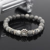 Pitbull  Hand Paw Natural Stone  Bracelet