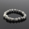 Pitbull  Hand Paw Natural Stone  Bracelet