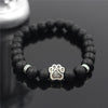 Pitbull  Hand Paw Natural Stone  Bracelet