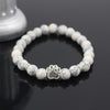 Pitbull  Hand Paw Natural Stone  Bracelet