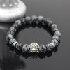 Pitbull  Hand Paw Natural Stone  Bracelet