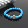 Pitbull  Hand Paw Natural Stone  Bracelet