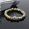 Pitbull  Hand Paw Natural Stone  Bracelet