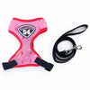 Dog Cat Harness Vest Leash Suit Navy Blue Pet Harness  Collar