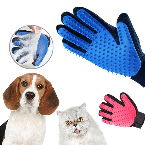 Pet Dog Hair Brush Comb Glove For Pet Cleaning Massage Grooming