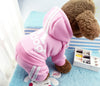 Winter Warm Pet Dog Clothes Four-legs Hoodile