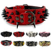 Sharp Spiked Studded Leather Dog Collars